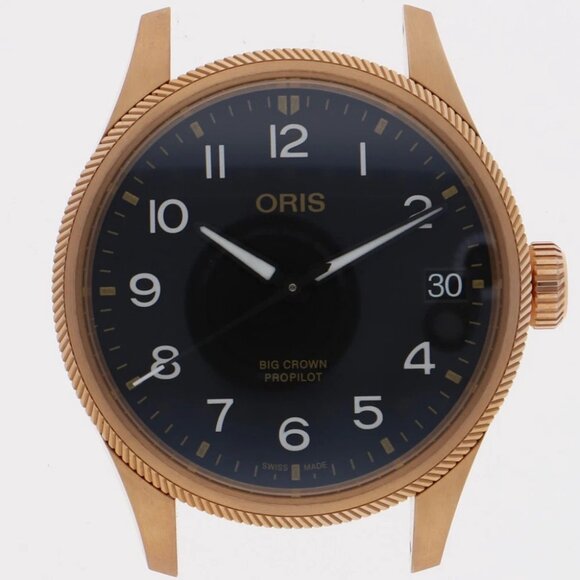 ORIS Watches 01 751 7761 3164 Stainless Steel/leather/bronze Mechanical Auto... - Picture 1 of 10